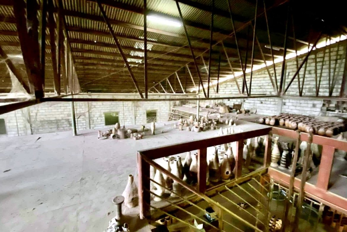 Industrial Lot for Sale in Telapayong, Arayat, Pampanga | 3,250 sqm with Operating Pottery Facility